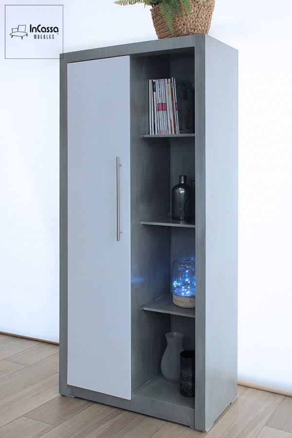 InCassa Muebles Edomex mueblería CDMX Librero Vintage Modelo SERBIA 2