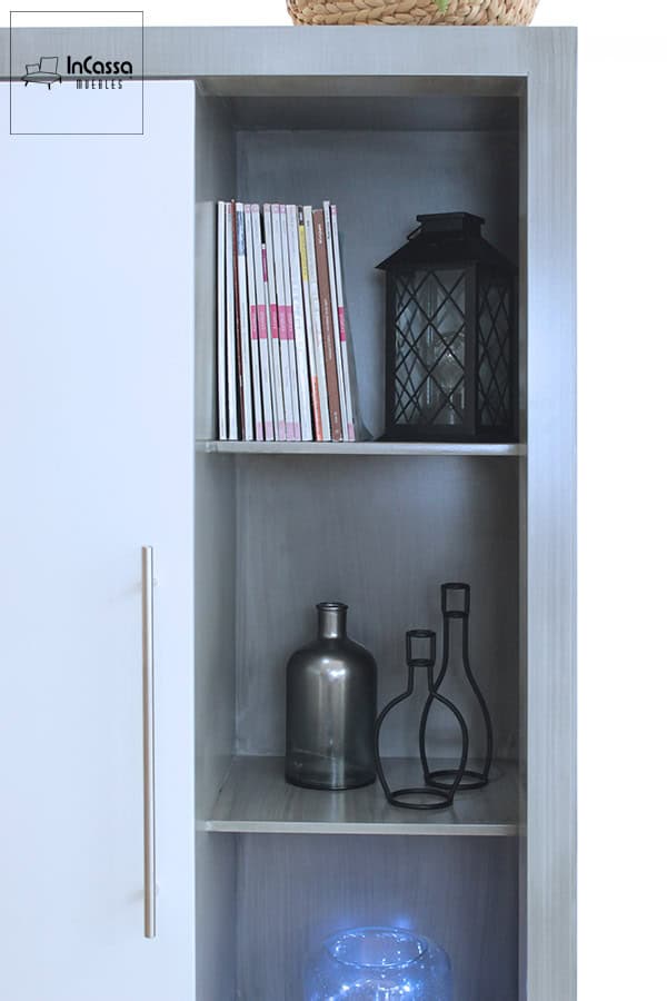 InCassa Muebles Edomex mueblería CDMX Librero Vintage Modelo SERBIA 6
