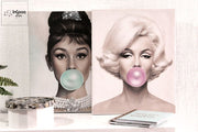 InCassa Muebles Edomex mueblería CDMX Set de 2 Cuadros Canvas de 50cm x 40cm de Audrey y Marilyn Monroe 1