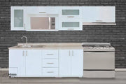 InCassa Muebles Edomex mueblería CDMX Cocina Integral SOCHI 2.60m diseñada para estufa 1