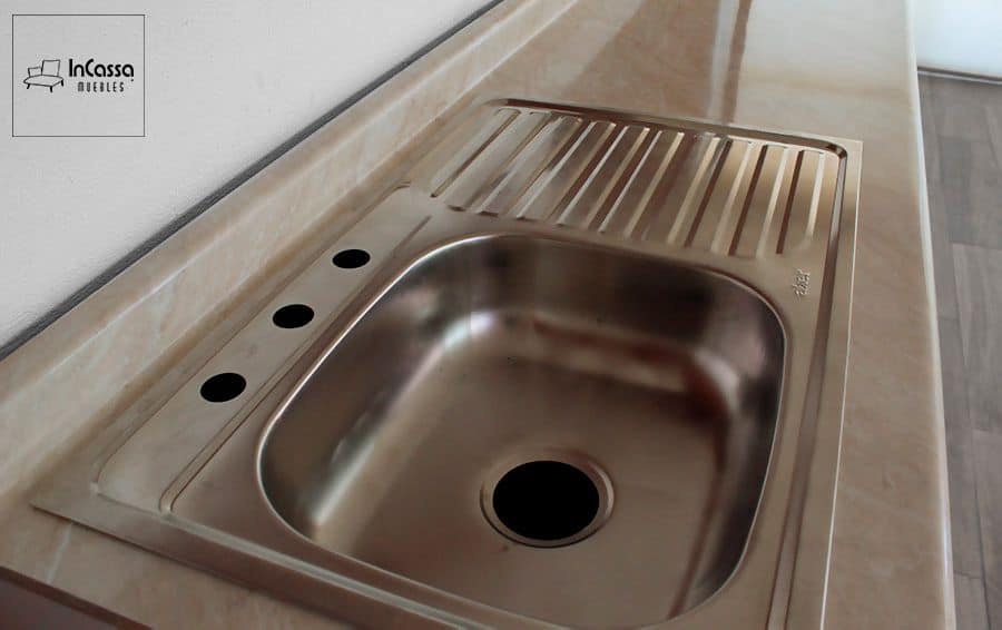 InCassa Muebles Edomex mueblería CDMX Cocina Integral SOCHI 2.60m diseñada para estufa 5