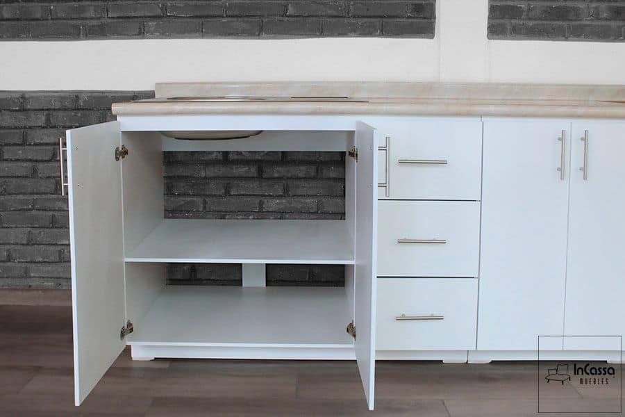 InCassa Muebles Edomex mueblería CDMX Cocina Integral SOCHI 2.60m diseñada para estufa 6