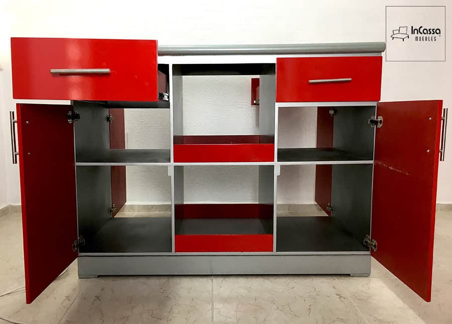 InCassa Muebles Edomex mueblería CDMX Isla Minimalista para Cocina Modelo SORRENTO 8