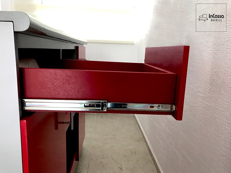 InCassa Muebles Edomex mueblería CDMX Isla Minimalista para Cocina Modelo SORRENTO 5