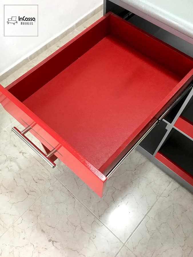 InCassa Muebles Edomex mueblería CDMX Isla Minimalista para Cocina Modelo SORRENTO 6