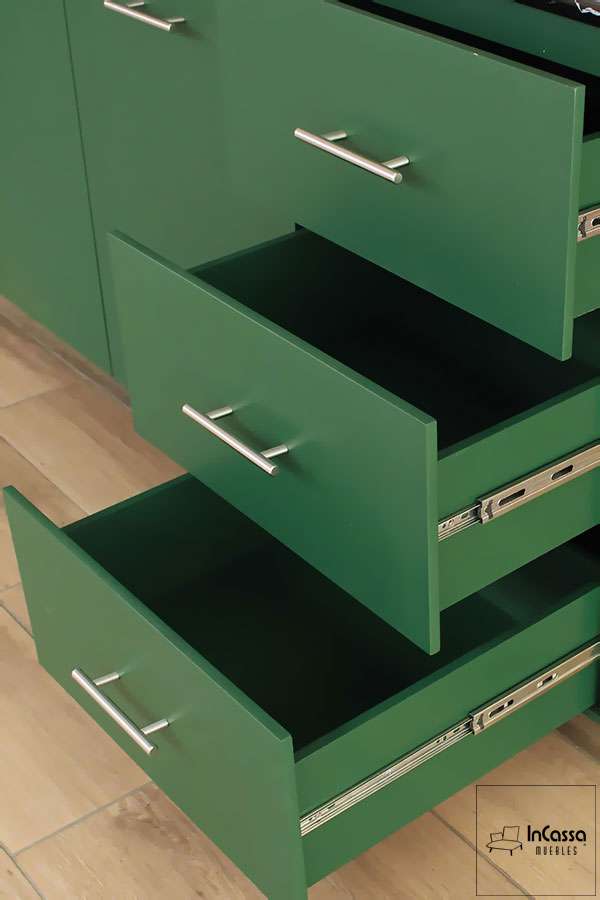 InCassa Muebles Edomex mueblería CDMX Cocina integral SUCEAVA 2.40m diseñada para PARRILLA 8