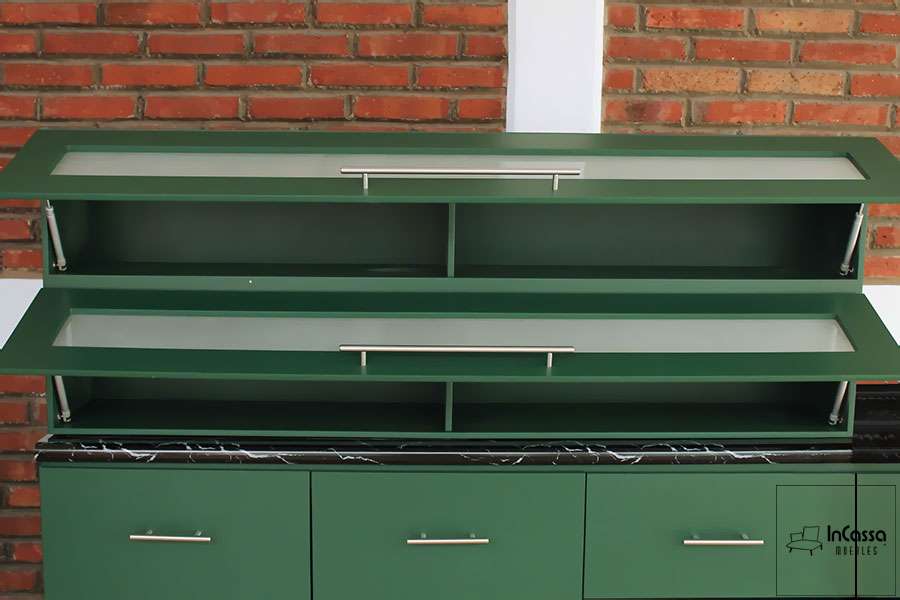 InCassa Muebles Edomex mueblería CDMX Cocina integral SUCEAVA 2.40m diseñada para PARRILLA 2