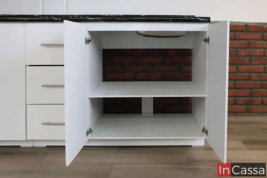 InCassa Muebles Edomex mueblería CDMX Cocina integral SURINAM 2.10m diseñada para ESTUFA 5