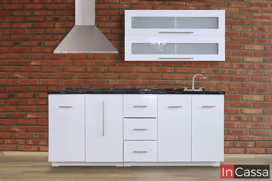 InCassa Muebles Edomex mueblería CDMX Cocina integral SURINAM 2.10m diseñada para PARRILLA 1