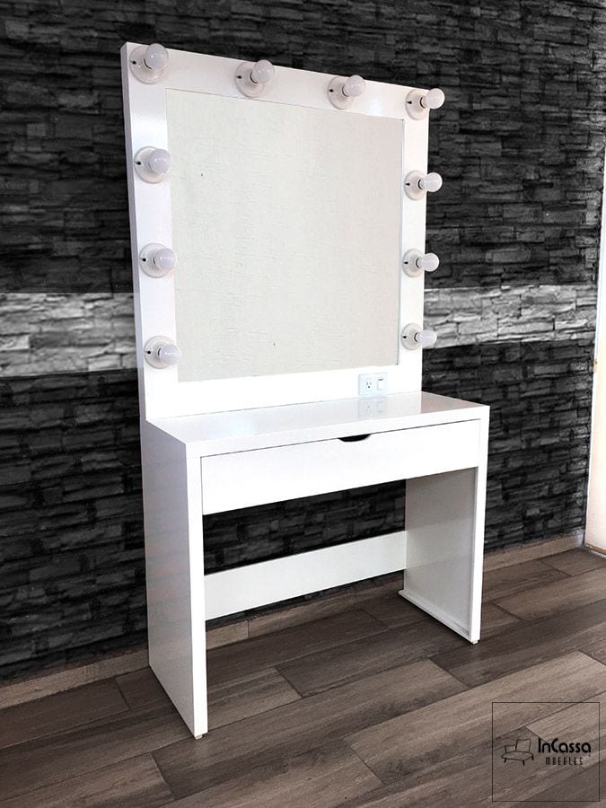 InCassa Muebles Edomex mueblería CDMX Tocador Moderno con 10 focos modelo TAXCO 16