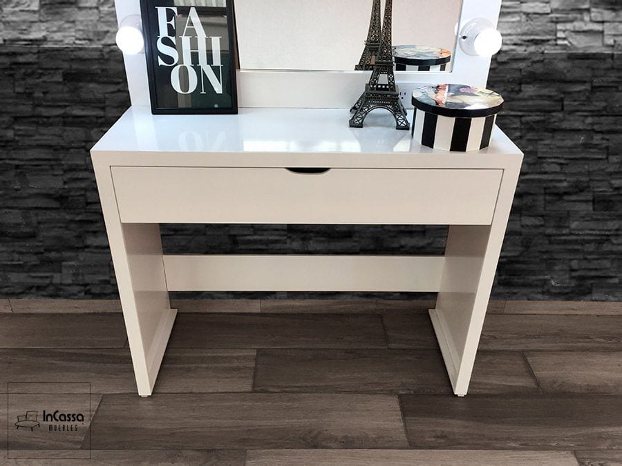 InCassa Muebles Edomex mueblería CDMX Tocador Moderno con 10 focos modelo TAXCO 4