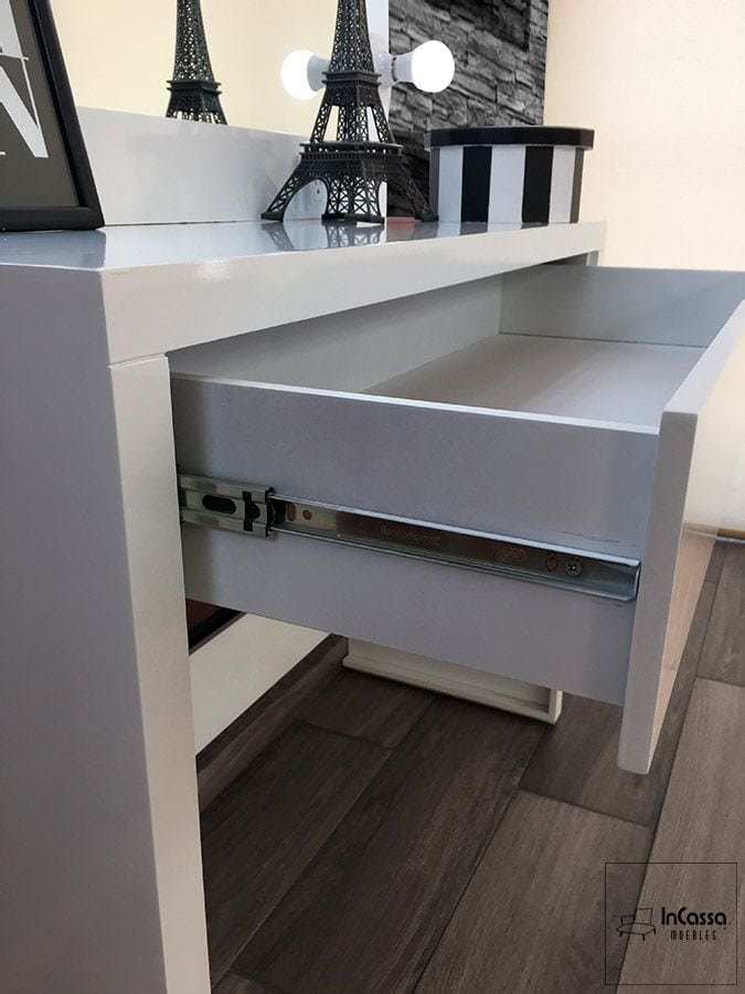 InCassa Muebles Edomex mueblería CDMX Tocador Moderno con 10 focos modelo TAXCO 7