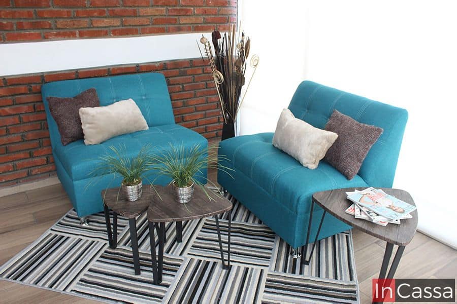 InCassa Muebles Edomex mueblería CDMX Sala moderna Modelo TAHITI 2