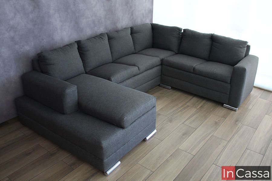 InCassa Muebles Edomex mueblería CDMX Sala Modular en U Modelo TAIWAN 2