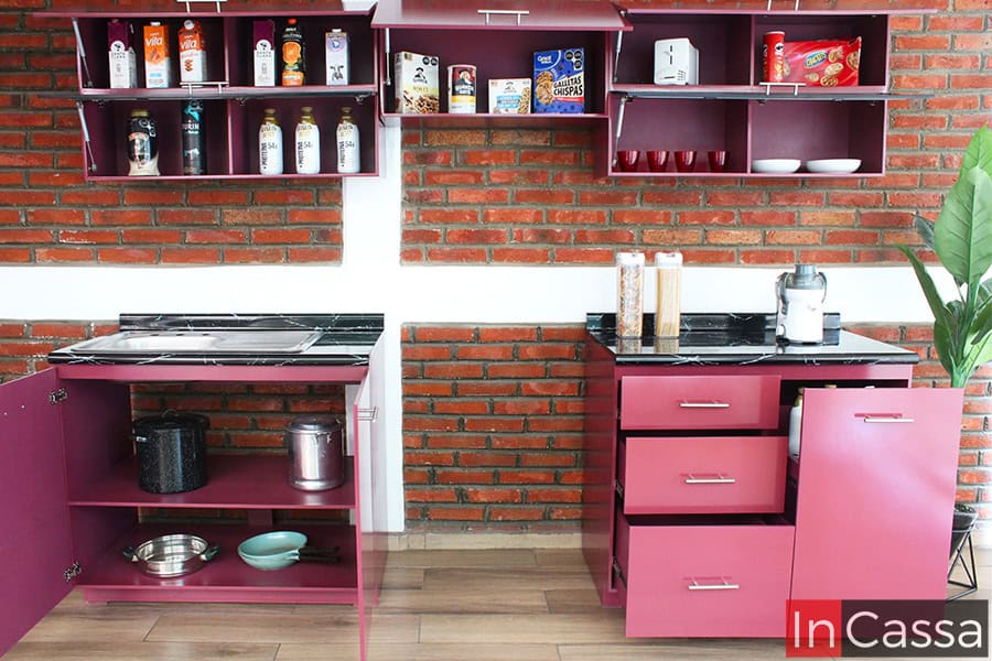 Cocina Integral TAMAULIPAS 2.90m diseñada para ESTUFA