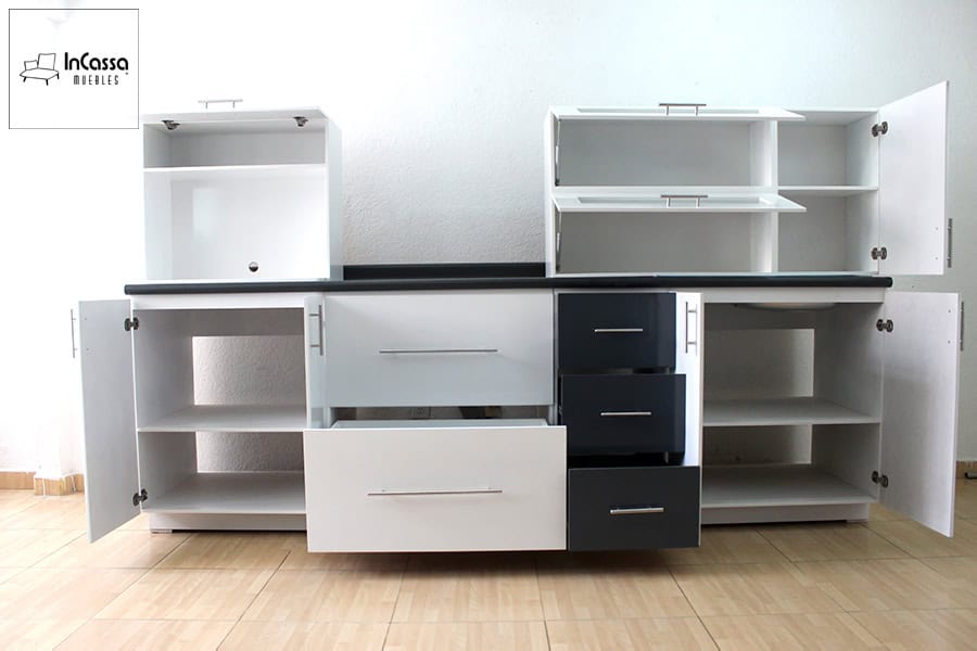 InCassa Muebles Edomex mueblería CDMX Cocina integral TENERIFE 2.70m diseñada para PARRILLA 3
