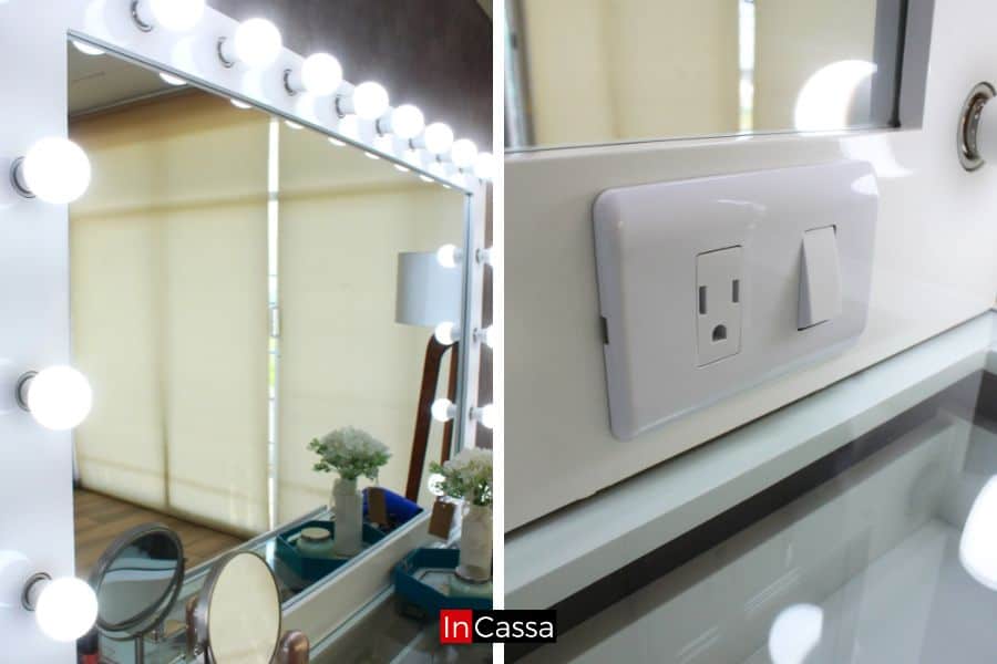 Tocador JUMBO con 18 focos Modelo TERÁN