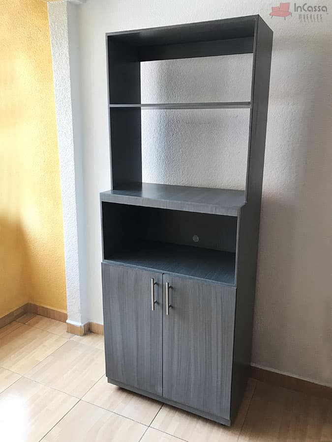 InCassa Muebles Edomex mueblería CDMX Alacena Porta Microondas Modelo TERRAGONA 3