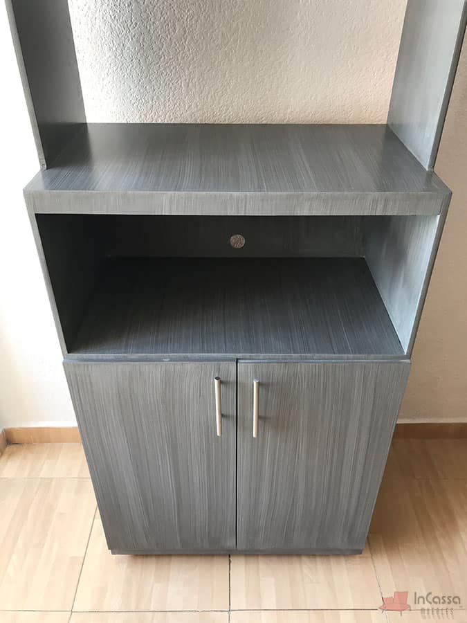 InCassa Muebles Edomex mueblería CDMX Alacena Porta Microondas Modelo TERRAGONA 6