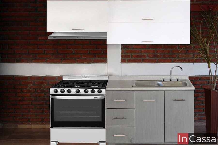 Cocina Integral TLAYACAPAN 2m diseñada para ESTUFA