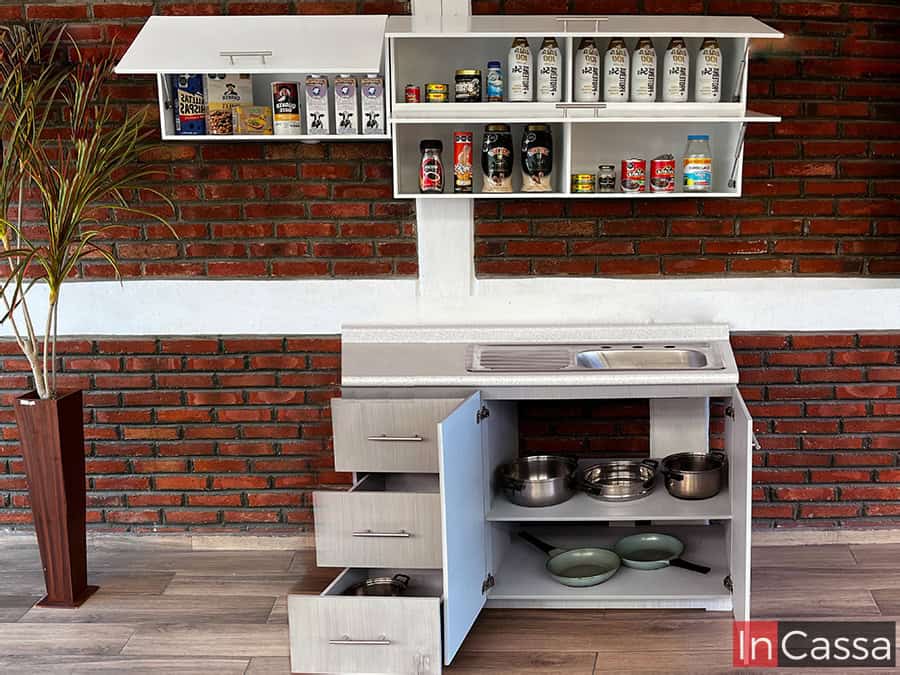 Cocina Integral TLAYACAPAN 2m diseñada para ESTUFA