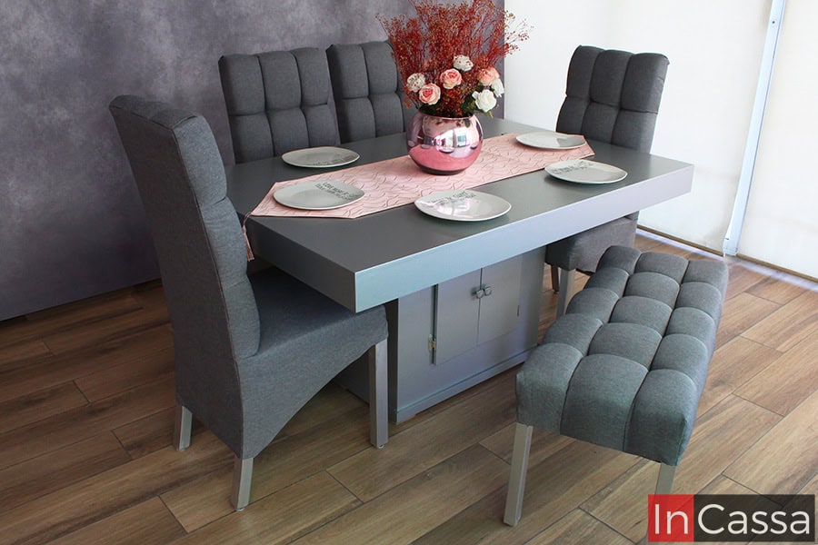 Comedor con banca Modelo TRIBECA