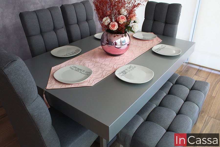 Comedor con banca Modelo TRIBECA