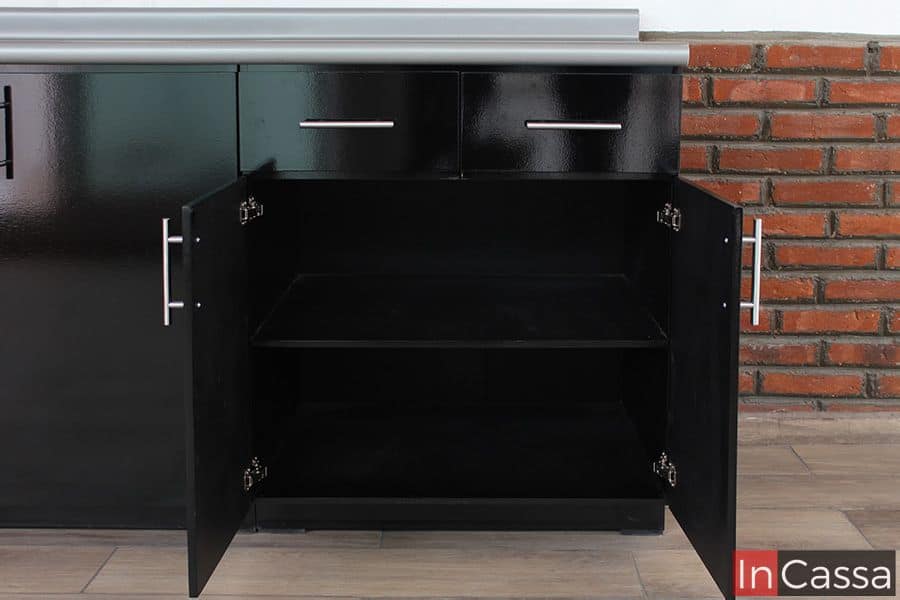 InCassa Muebles Edomex mueblería CDMX Cocina integral TRIPOLI 2.40m diseñada para PARRILLA 8