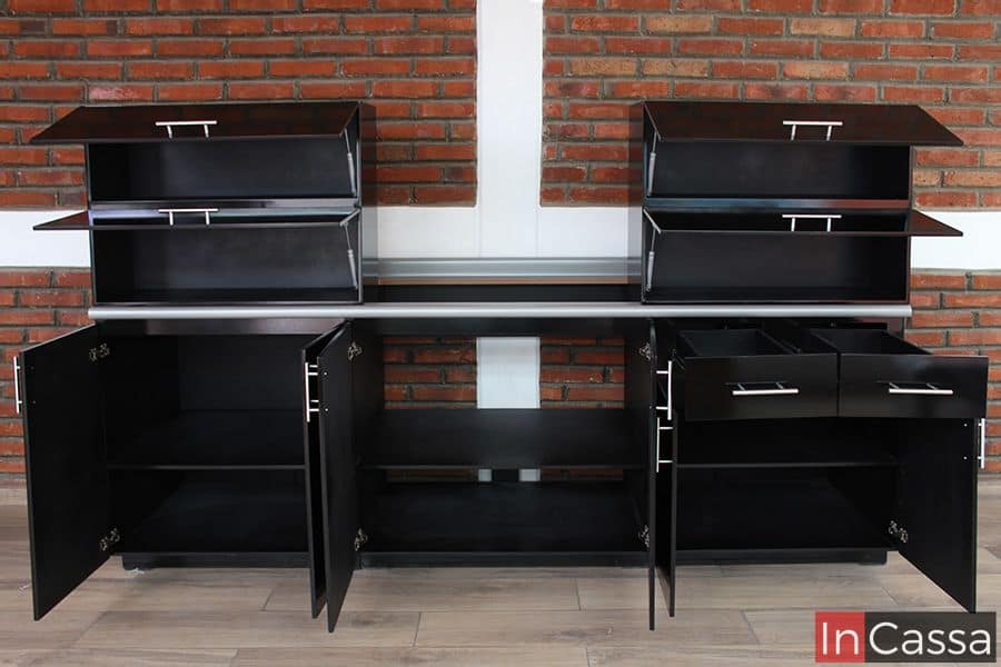 InCassa Muebles Edomex mueblería CDMX Cocina integral TRIPOLI 2.40m diseñada para PARRILLA 3