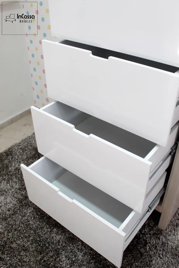 InCassa Muebles Edomex mueblería CDMX Cajonera Infantil Modelo TROMSO 5