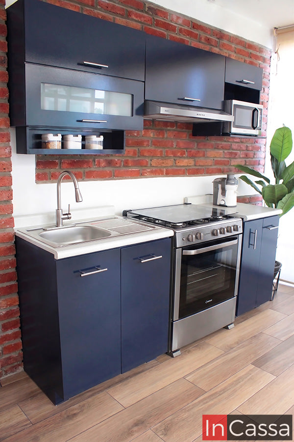 Cocina Integral TULUM 2.10m diseñada para ESTUFA