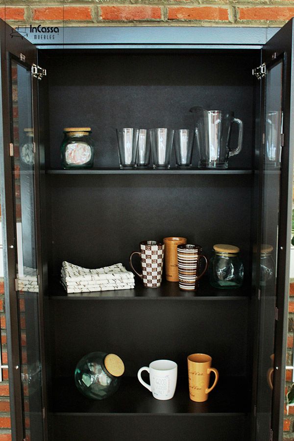 InCassa Muebles Edomex mueblería CDMX Vitrina Minimalista Modelo UTAH 4