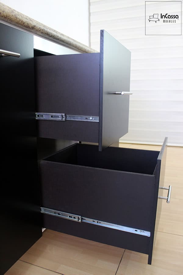 InCassa Muebles Edomex mueblería CDMX Cocina integral VALENCE 2.40m diseñada para PARRILLA 7