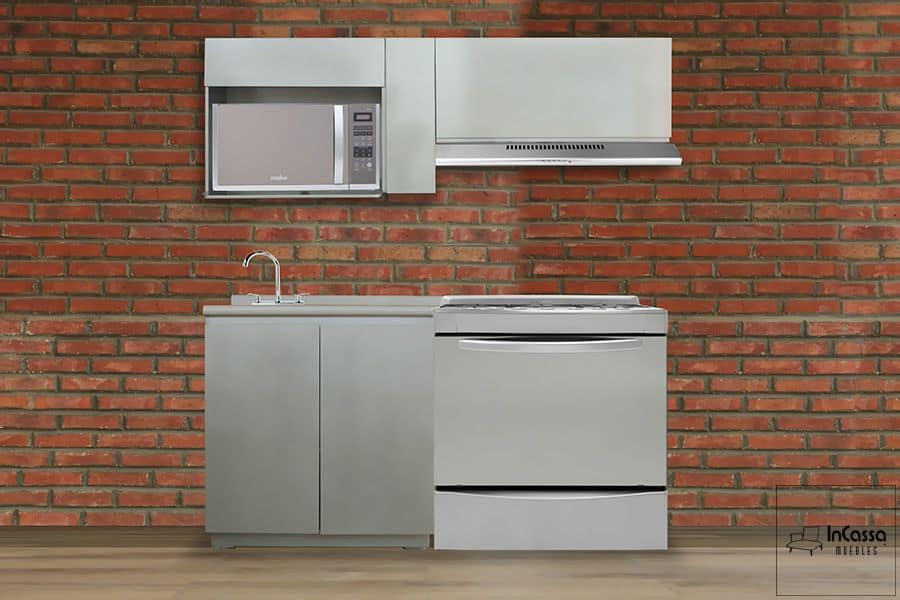 InCassa Muebles Edomex mueblería CDMX Cocina Integral VALLARTA 1.60m diseñada para ESTUFA 2