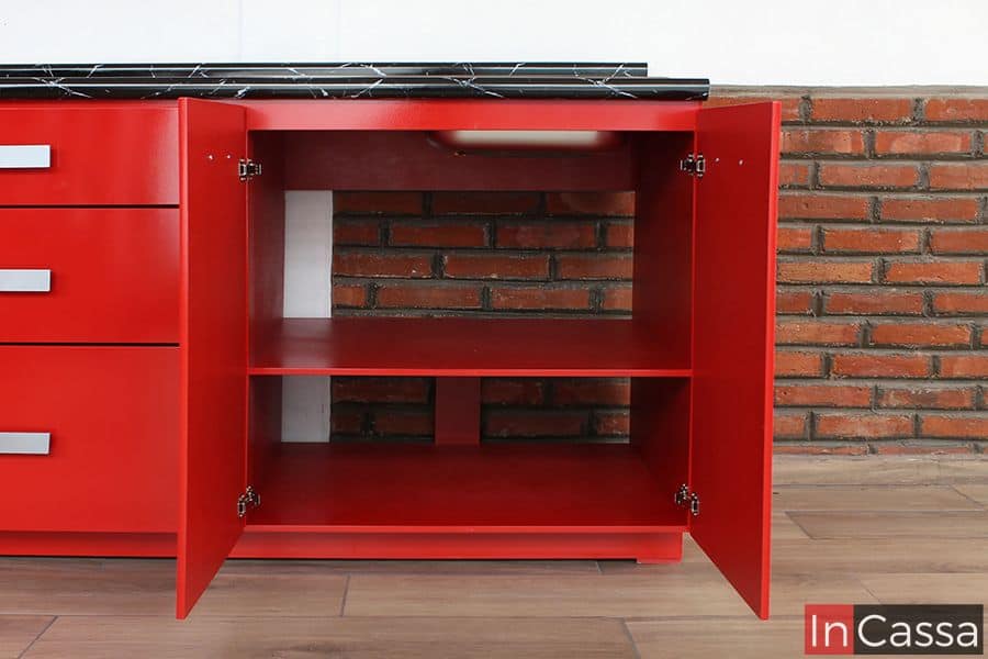 InCassa Muebles Edomex mueblería CDMX Cocina integral VENEZUELA 2.40m diseñada para PARRILLA 3