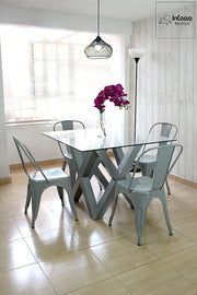 InCassa Muebles Comedor Modelo VENLO con silla TOLIX 1
