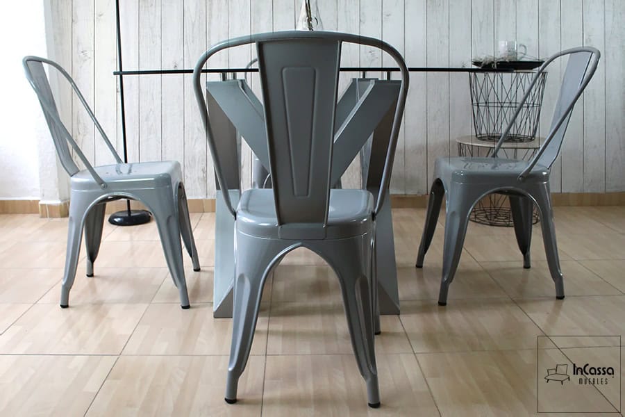 InCassa Muebles Comedor Modelo VENLO con silla TOLIX 9