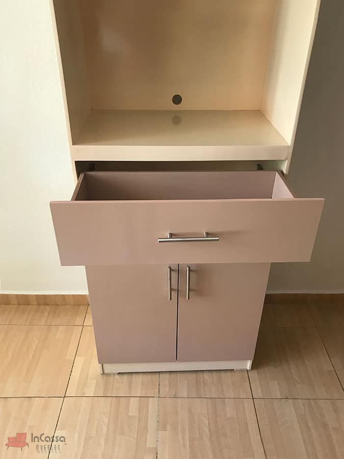 InCassa Muebles Edomex mueblería CDMX Alacena para Microondas Modelo VERMONT 7