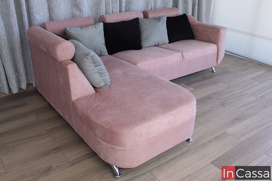 InCassa Muebles Edomex mueblería CDMX Sala en escuadra Modelo VIESCA 12