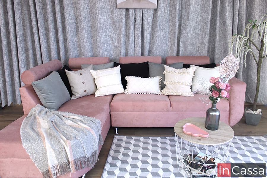 InCassa Muebles Edomex mueblería CDMX Sala en escuadra Modelo VIESCA 2