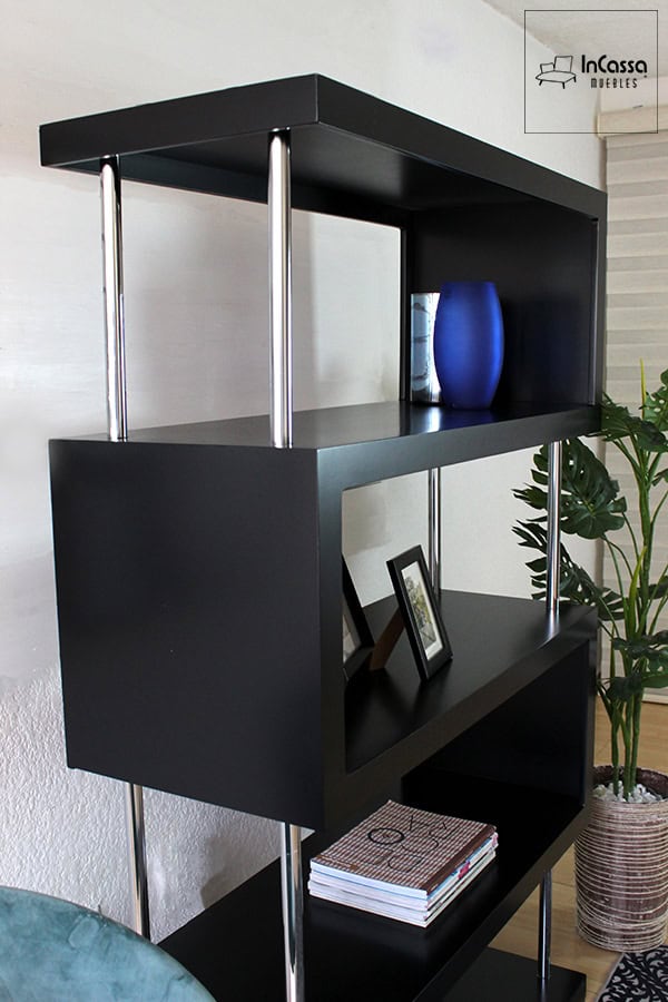 InCassa Muebles Edomex mueblería CDMX Librero Modelo WARRI 5