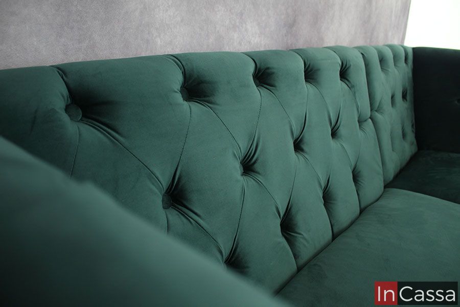 InCassa Muebles Edomex mueblería CDMX Sala esquinera capitonado Modelo WINCHESTER 3