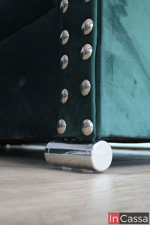 InCassa Muebles Edomex mueblería CDMX Sala esquinera capitonado Modelo WINCHESTER 7