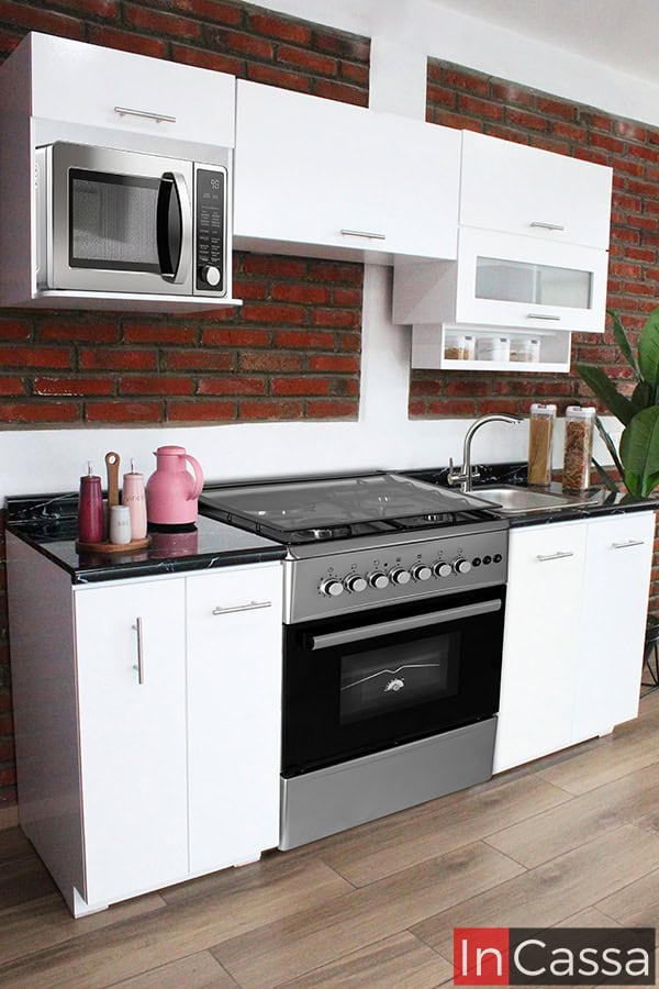 Cocina integral XINANTÉCATL 2.10m diseñada para ESTUFA