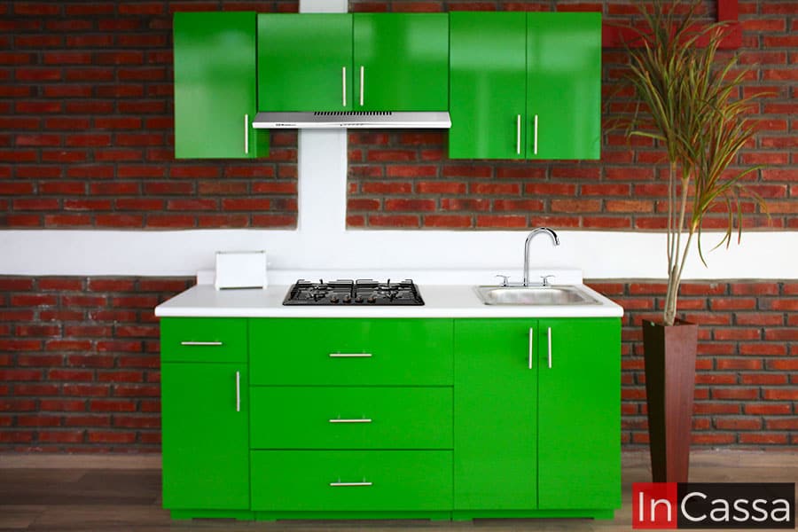 Cocina integral YURIRIA 1.80m diseñada para PARRILLA