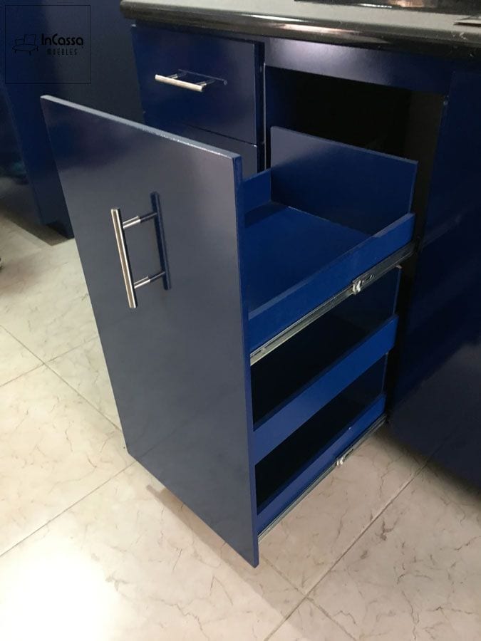 InCassa Muebles Edomex mueblería CDMX Cocina Integral ZARIA 3.30m diseñada para PARRILLA 6