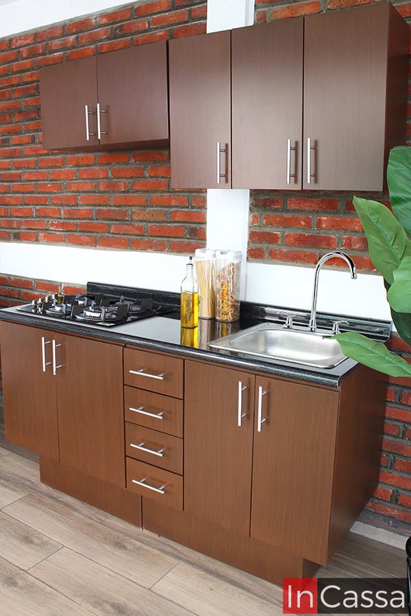 Cocina integral ZEMPOALA 1.66m diseñada para PARRILLA