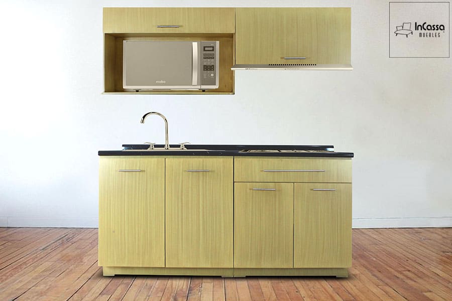 InCassa Muebles Edomex mueblería CDMX Cocina integral ANDORRA 1.80m diseñada para PARRILLA 1