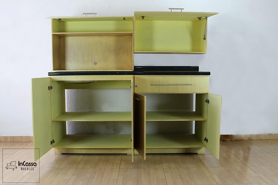 InCassa Muebles Edomex mueblería CDMX Cocina integral ANDORRA 1.80m diseñada para PARRILLA 2