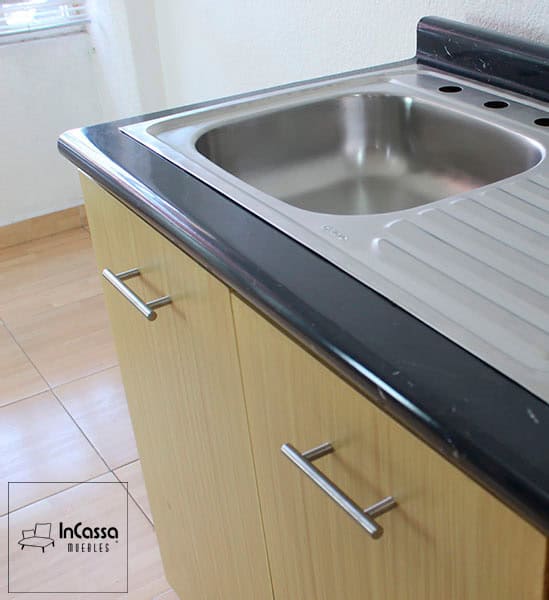 InCassa Muebles Edomex mueblería CDMX Cocina integral ANDORRA 1.80m diseñada para ESTUFA 3